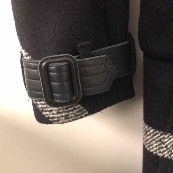 Black/dark Navy Wool Burberry Trench Coat - Picture 6 of 11